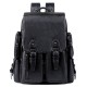 Large-capacity men's bags, PU leather backpacks, high-end, fashionable backpacks, messenger briefcases