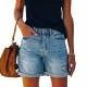 2025 Summer eBay Amazon Wish Street Ripped Straight-Leg Jeans for Women, Foreign Trade Trendy Brand