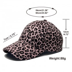 New cross-border Amazon hot sellers. Women's casual, versatile leopard-print baseball cap, summer outdoor sun hat.