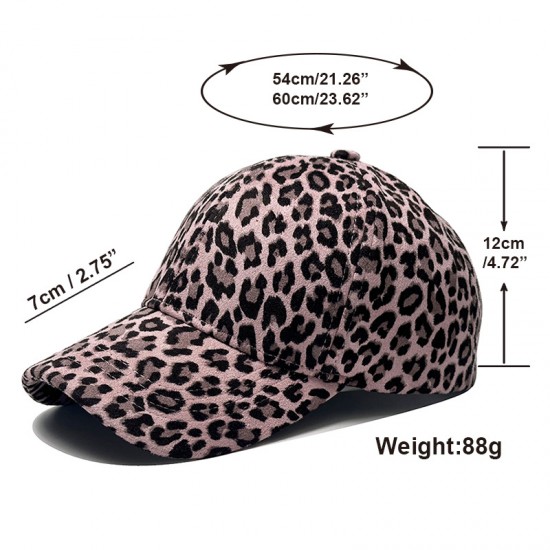 New cross-border Amazon hot sellers. Women's casual, versatile leopard-print baseball cap, summer outdoor sun hat.