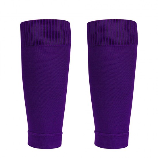 Men's long football shin guards and socks. Anti-friction calf protection for soccer socks