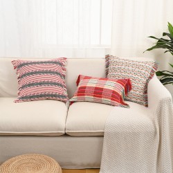 Cross-border yarn-dyed Christmas pillows, living room sofa, bed cushions, bedroom bay window cushions, and pillowcases