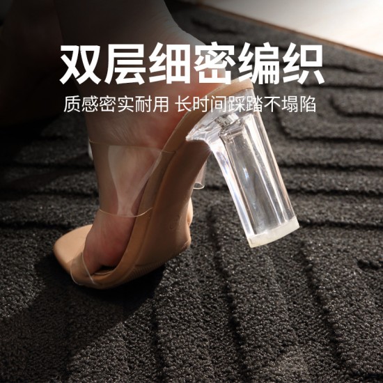 Simple, thickened, stain-resistant bathroom absorbent doormats, home non-slip entrance doormats, bedroom entrance carpets.