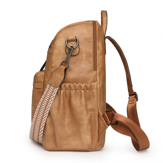 New retro bags, large-capacity, multifunctional women's backpacks, PU bags, wholesale women's bag sets New retro bags, large-capacity, multifunctional women's backpacks, PU bags, wholesale women's bag sets
