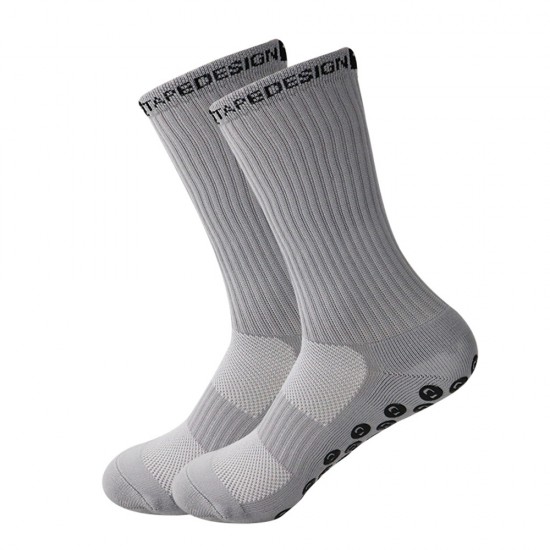 Non-slip football socks, cycling socks, breathable, outdoor basketball foot protection, badminton cycling, running, and football sports grip.