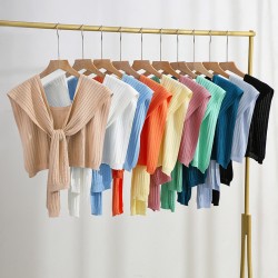 Korean Dongdaemun air-conditioned room scarf for women, a small shawl for autumn and winter outerwear, a neck shawl, and a small cape