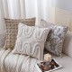 Cross-border INS Nordic towel embroidered bow sofa throw pillow, cute tufted girly cushion for home decor. Cross-border INS Nordic towel embroidered bow sofa throw pillow, cute tufted girly cushion for home decor.