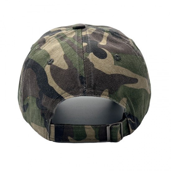 Camouflage lettered embroidered dome baseball caps for women, new Korean-style, Korean Instagram-inspired caps, wholesale.