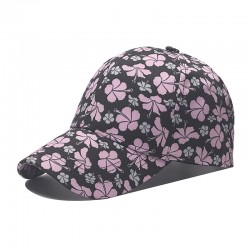 Cross-border pure cotton personalized small floral print baseball hats, versatile outdoor tie-dye hats