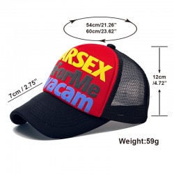 Cross-border washed and distressed personalized One Moment baseball caps, men's and women's all-season English-language caps