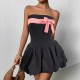 Niche Design 3D Floral Patchwork Dress, 2025 Fashionable New Sleeveless Tank Top and Short Skirt Wholesale