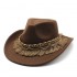 Cross-border retro ethnic-style tassel felt hat, jazz flat-brimmed hat for men and women, British woolen hat