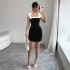 French Bow Sleeveless Dress Women's Clothing 2025 Summer New Cross-Border Petite Round Neck Waist Midi Skirt