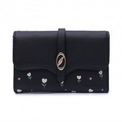 New cross-border women's wallet, fresh, simple, multifunctional, multi-card slot, foldable clutch, coin purse.