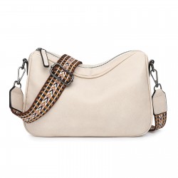 2025 new simple and stylish pillow bags, single-shoulder wide-strap crossbody bags, stylish solid color designs