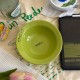 Homemade atmospheric niche, childlike spring and summer, colorful butterfly-painted ceramic mug, coffee cup, water cup, 340ml.
