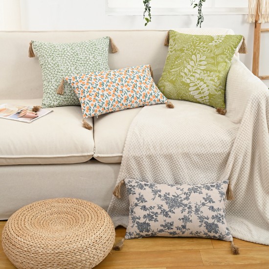Bohemian print geometric tufted sofa cushion covers, bay window cushions, luxury sofa back cushions.