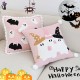 Cross-border Nordic ins hot-selling Halloween cute ghost embroidered lace cushion cover, home sofa decoration Cross-border Nordic ins hot-selling Halloween cute ghost embroidered lace cushion cover, home sofa decoration