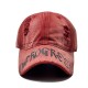 American Retro Distressed Baseball Cap for Women, All-Season Versatile Wide-Brim Ripped Baseball Cap, Outdoor Curved-Brim Sunshade Hat for Men