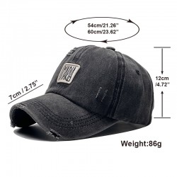 Korean Fashion Style Embroidered Baseball Cap, Men's Outdoor Sun Visor, Sun Hat, Travel Cap, Women's Trendy
