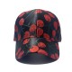 Korean style fashionable cherry jacquard pattern women's hardtop baseball caps, casual sun protection, versatile and fashionable baseball caps. Korean style fashionable cherry jacquard pattern women's hardtop baseball caps, casual sun protection, versatile and fashionable baseball caps.