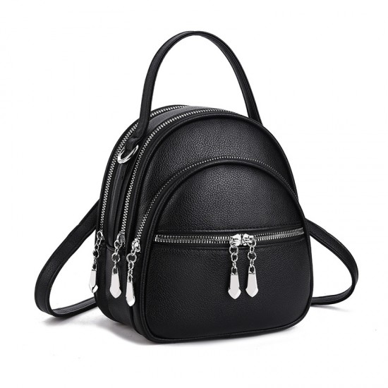 New macaron fashionable multi-layered backpack, high-value large-capacity handbag, cross-border simple lightweight backpack