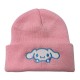 Autumn/Winter Children's Cinnamon Dog Embroidered Knitted Hat, European and American Fashion Trend, Windproof and Warm Wool Hat