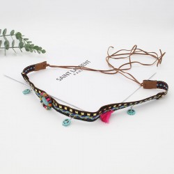 In Stock: Men's and Women's Hats with Belts and Cords, DIY Travel Personalized Hat Straps, KK-33-02