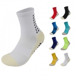 Non-slip men's mid-calf soccer socks, elite basketball socks, badminton, sweat-wicking, thickened hiking socks, square socks.
