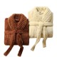 Women's nightdresses, thickened and long coral fleece pajamas for autumn and winter, women's winter flannel bathrobes, spring and autumn coral.