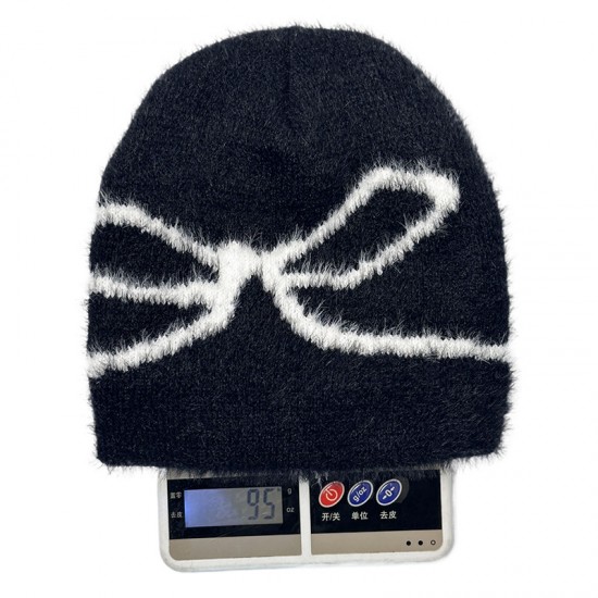 Cross-border foreign trade Amazon Xun Plush Beanie Hat, Bow Jacquard Plush Warm Winter Hat for Women (2024) Cross-border foreign trade Amazon Xun Plush Beanie Hat, Bow Jacquard Plush Warm Winter Hat for Women (2024)