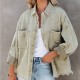 Factory direct sales of 2025 new cross-border European and American lapel, long-sleeved, retro, street style, ripped, raw-edge denim jacket for women.