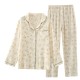 New couple's yarn-dyed shorts, men's and women's summer pure cotton double-layered gauze thin pajamas, soft shorts