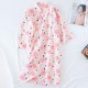 Japanese-style kimono robe, women's spring, summer, and autumn pure cotton double-layer gauze nightgown, all-cotton loungewear, yukata bathrobe. Japanese-style kimono robe, women's spring, summer, and autumn pure cotton double-layer gauze nightgown, all-cotton loungewear, yukata bathrobe.