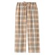Summer postpartum clothes, pure cotton gauze, thin spring and autumn pajamas, prenatal and postpartum nursing clothes, two-piece loungewear set