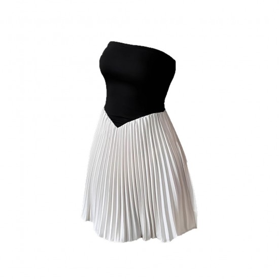 French bow evening gown for women, summer European and American style, sexy, socialite backless tube top dress French bow evening gown for women, summer European and American style, sexy, socialite backless tube top dress