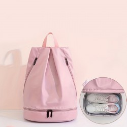 Feihong cross-border double-layer beach bag, large-capacity portable swimming bag. Swimming bag, travel handbag, beach bag, swimsuit storage bag