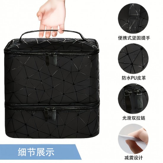 Feihong cross-border large-capacity teacher's tote bag with accordion compartment, shoulder bag for documents, photo album, gift book holder, and storage bag.