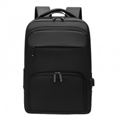 Men's Cross-Border Business Commuter Backpack, Large Capacity, Expandable Waterproof Laptop Bag, Fashionable Travel Backpack