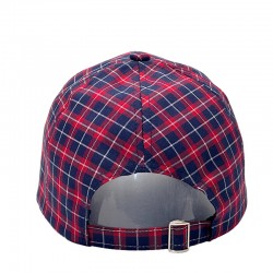 New cross-border plaid striped baseball caps, men's sun protection, sun visor hats, women's outdoor breathable couple's baseball caps.