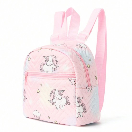 Cross-border hot-selling women's fashionable mini backpack with cute star and moon print, soft plush, adjustable backpack Cross-border hot-selling women's fashionable mini backpack with cute star and moon print, soft plush, adjustable backpack