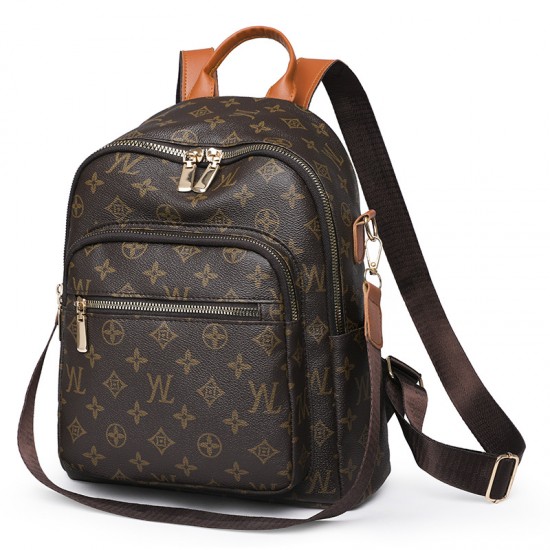 New trendy women's backpacks, 2025, light luxury European and American retro, large-capacity student commuter backpacks New trendy women's backpacks, 2025, light luxury European and American retro, large-capacity student commuter backpacks