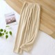 Spring and autumn women's pajamas, soft, German velvet plaid lounge pants, warm and loose, casual trousers for autumn and winter wear