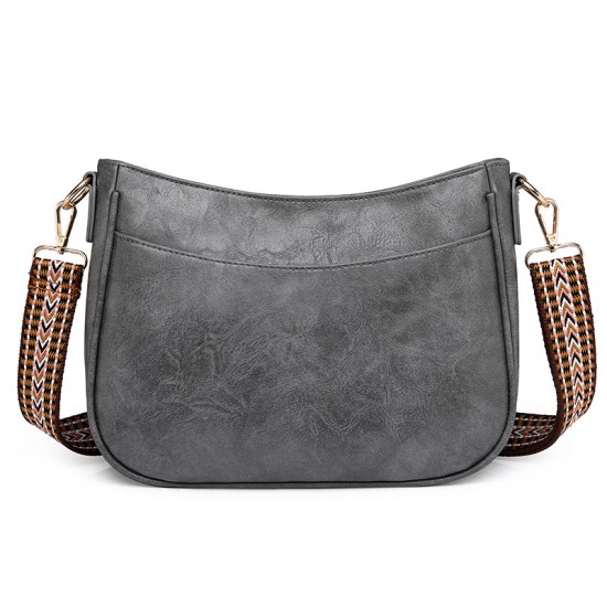Cross-border soft leather women's commuter underarm bag, casual women's shoulder bag, large-capacity retro crossbody bag Cross-border soft leather women's commuter underarm bag, casual women's shoulder bag, large-capacity retro crossbody bag