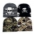 New autumn and winter Kuromi Stitch jacquard knitted hat, anime Sanrio warm pullover wool hat.