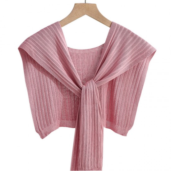 Korean Dongdaemun air-conditioned room scarf for women, a small shawl for autumn and winter outerwear, a neck shawl, and a small cape