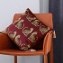 Nordic palace light luxury pillow cover Dutch velvet digital print with animal leopard tassels, sofa cushions, and throw pillows.