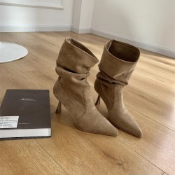 French point-toe purple high heels, 2025 spring and summer new stiletto heeled, closed-toe sandals for women.