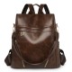 Cross-border trendy contrasting PU leather casual women's backpack, new large-capacity dual-use, fashionable travel backpack. Cross-border trendy contrasting PU leather casual women's backpack, new large-capacity dual-use, fashionable travel backpack.