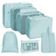 Best-selling eight-piece travel storage bag set Large-capacity luggage storage bag for organizing and organizing clothes
